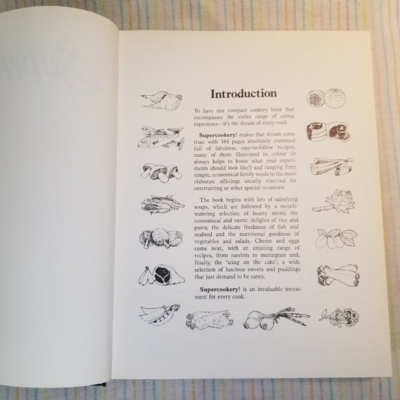 Vintage 1985 "Supercookery! Over 600 Delicious Dishes" Mashall Cavendish Recipes - Picture 3 of 12